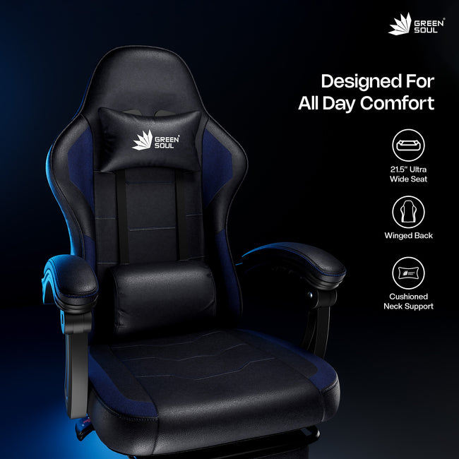 Green Soul Renewed Blade Ergonomic Gaming Chair | Multi-Functional Computer Chair