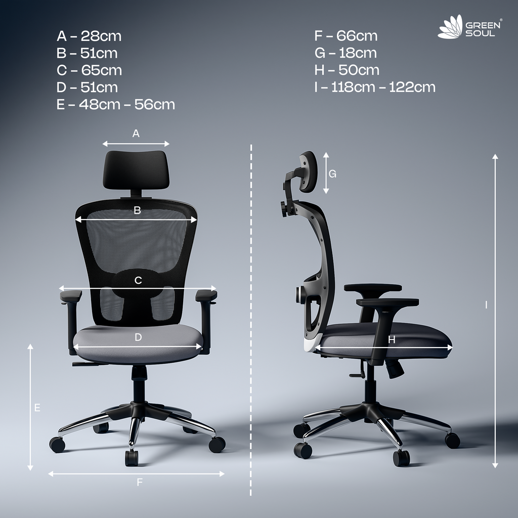 Buy Jupiter Superb High Back Mesh Office Chair Online GreenSoul