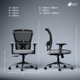 Green Soul Jupiter Superb Mid Back Mesh Office Chair