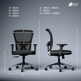 Green Soul Jupiter Superb Mid Back Mesh Office Chair