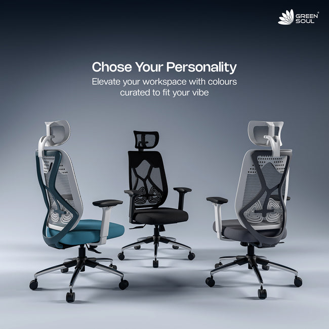 Green Soul Zodiac Pro Series High Back Mesh Office Chair