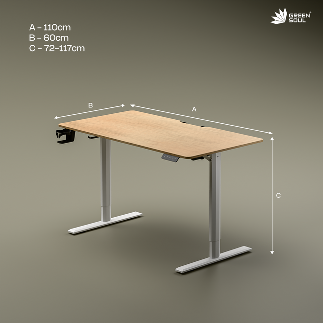Green Soul Imperium Electric Height Adjustable Table