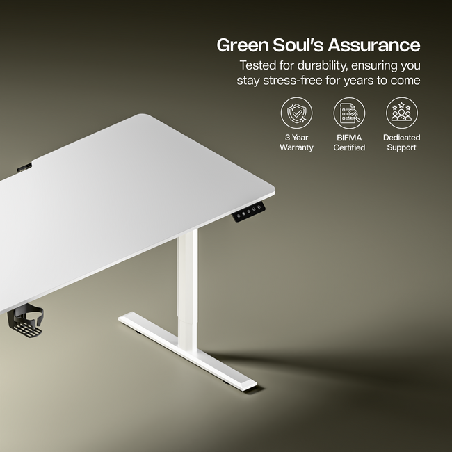 Green Soul Imperium Multi-Purpose Electric Height Adjustable Study Table
