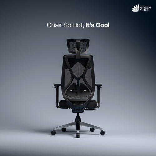 Green Soul Renewed Zodiac Superb with Upgraded Cushioned Lumbar Intelli-Adapt Recline Office Chair