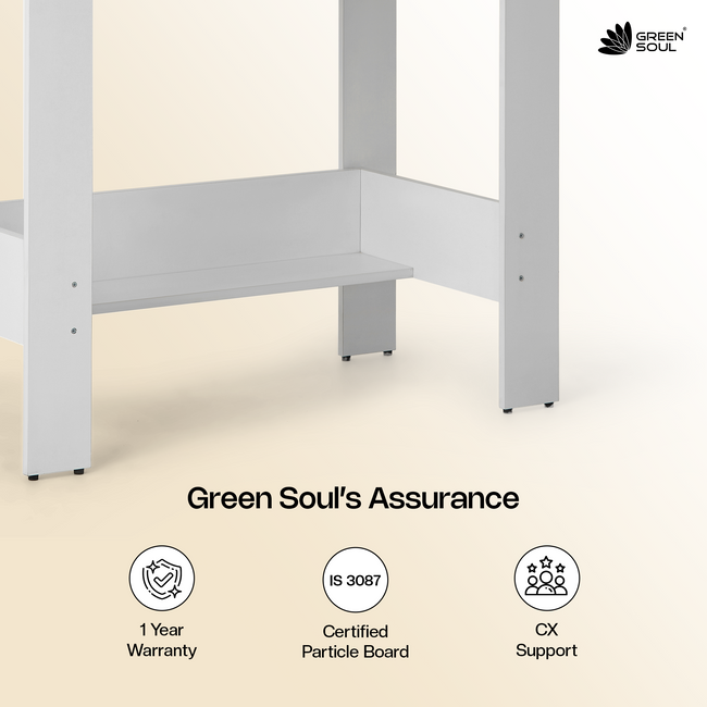 Green Soul Indus Study Table for Home & Office | 90cm | IS 3087 Certified