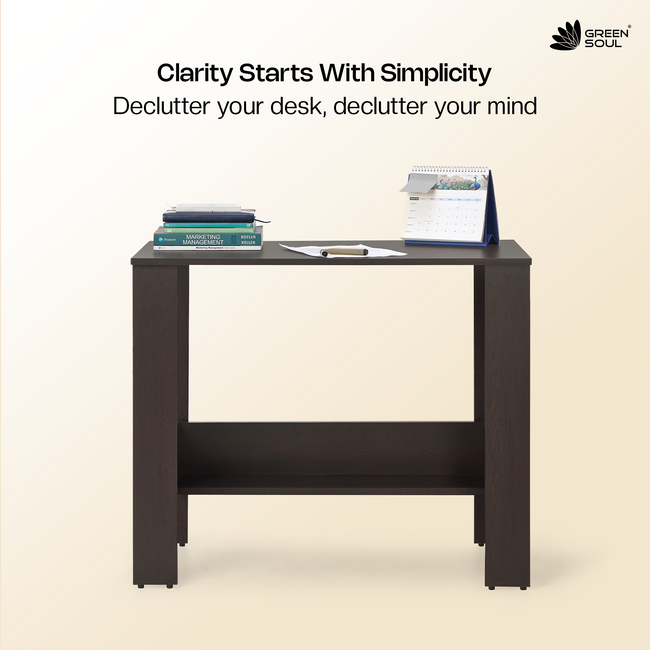 Green Soul Indus Study Table for Home & Office | 90cm | IS 3087 Certified