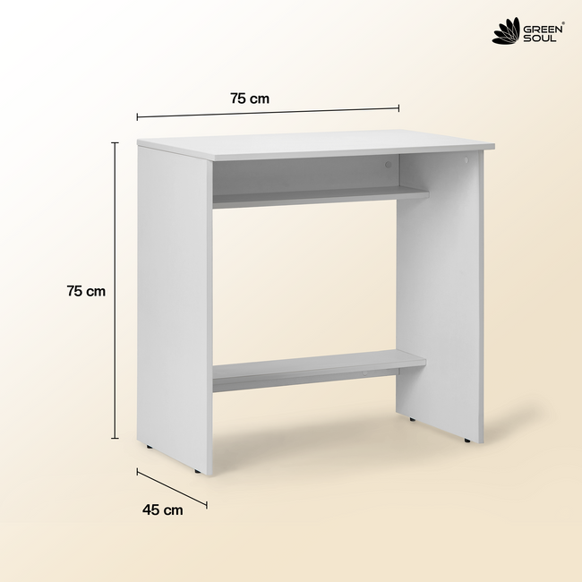 Green Soul Seine Study Table for Home & Office | 75cm | IS 3087 Certified