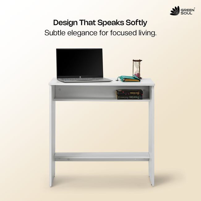 Green Soul Seine Study Table for Home & Office | 75cm | IS 3087 Certified