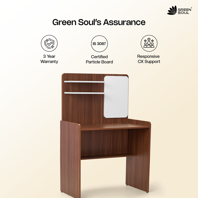 Green Soul Renewed Dora Study Table for Home & Office IS 3087 Certified