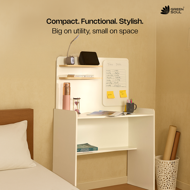 Green Soul Renewed Dora Study Table for Home & Office IS 3087 Certified