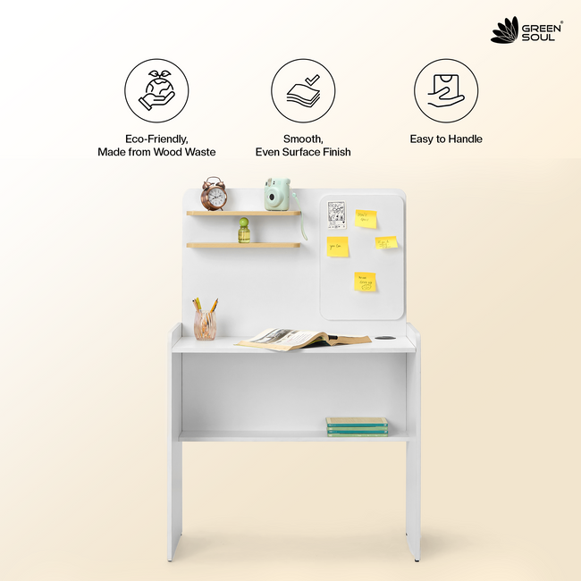 Green Soul Renewed Dora Study Table for Home & Office IS 3087 Certified