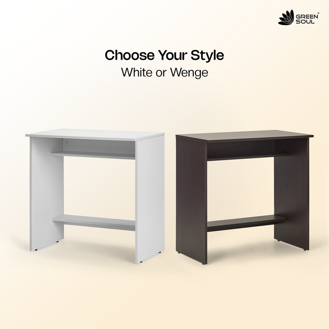 Green Soul Seine Study Table for Home & Office | 75cm | IS 3087 Certified
