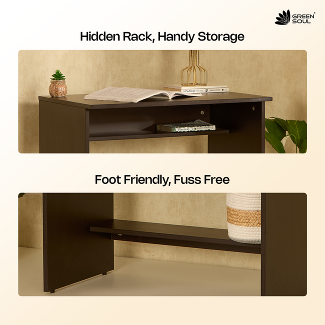 Green Soul Seine Study Table for Home & Office | 75cm | IS 3087 Certified