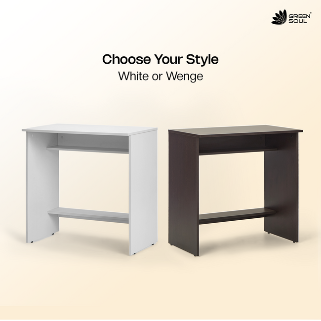 Green Soul Seine Study Table for Home & Office | 75cm | IS 3087 Certified