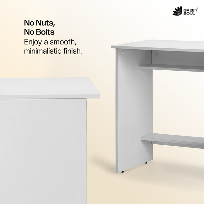Green Soul Seine Study Table for Home & Office | 120cm | IS 3087 Certified