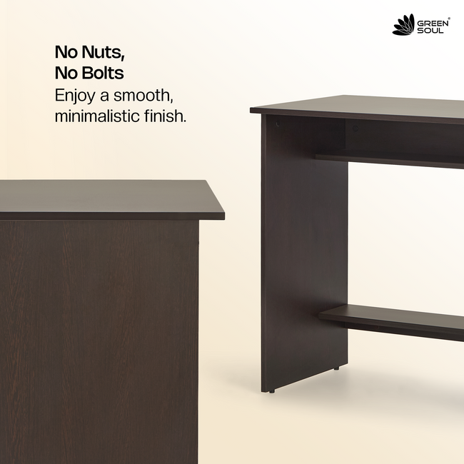 Green Soul Seine Study Table for Home & Office | 120cm | IS 3087 Certified