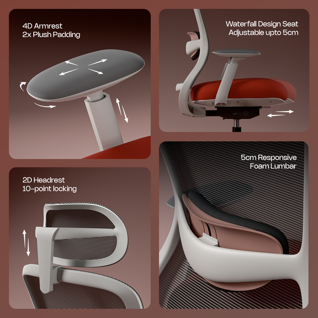 Galaxy Design-Led Ergonomic Precision Intelli-Adapt Recline Office Chair