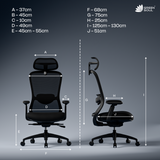 Galaxy Design-Led Ergonomic Precision Intelli-Adapt Recline Office Chair