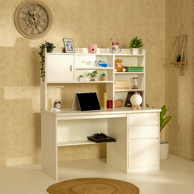 Green Soul Luxari Study Table for Home & Office – 4.4ft BIS Certified Engineered Wood