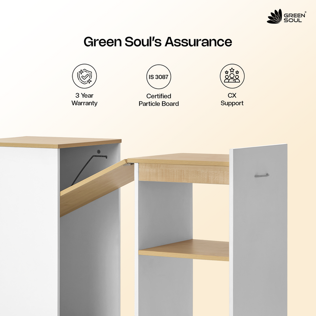 Kyoto 4.6ft Study Table with Space-Saving Design | Engineered Wood Desk