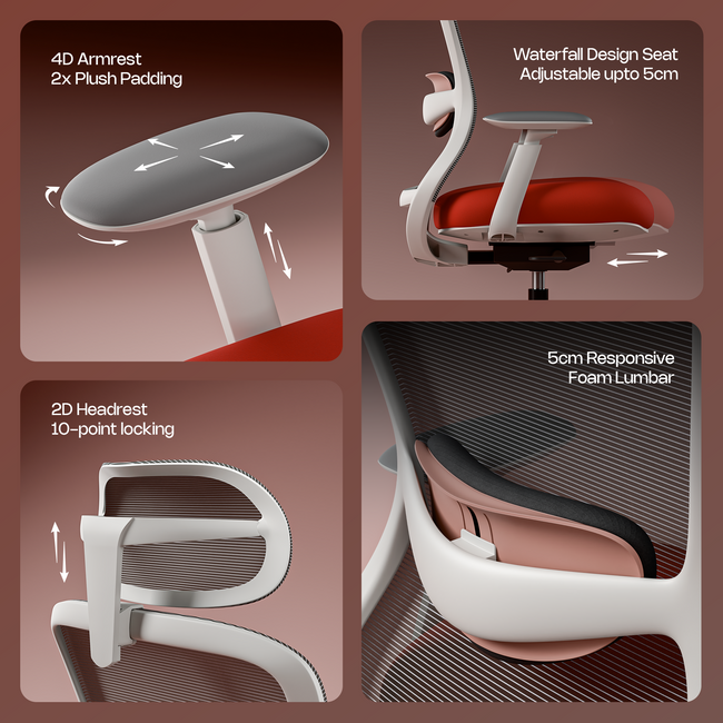 Galaxy Design-Led Ergonomic Precision Intelli-Adapt Recline Office Chair