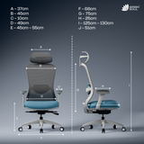 Galaxy Design-Led Ergonomic Precision Intelli-Adapt Recline Office Chair