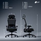 Galaxy Design-Led Ergonomic Precision Intelli-Adapt Recline Office Chair
