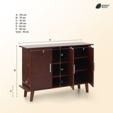 Marina Pro 3-door Shoe Cabinet