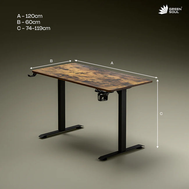 Green Soul Renewed Imperium Pro (4 Feet) Electric Height Adjustable Table