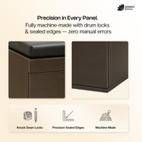 Fortuna 2 Door Shoe Rack with Seating 6 Shelves, 2 Doors Stores up to 12 Pair of Shoes