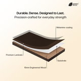 Fortuna 2 Door Shoe Rack with Seating 6 Shelves, 2 Doors Stores up to 12 Pair of Shoes