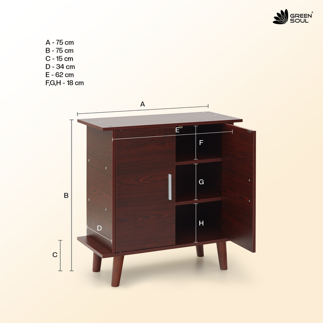 Renewed Marina Go 2-door Shoe Cabinet