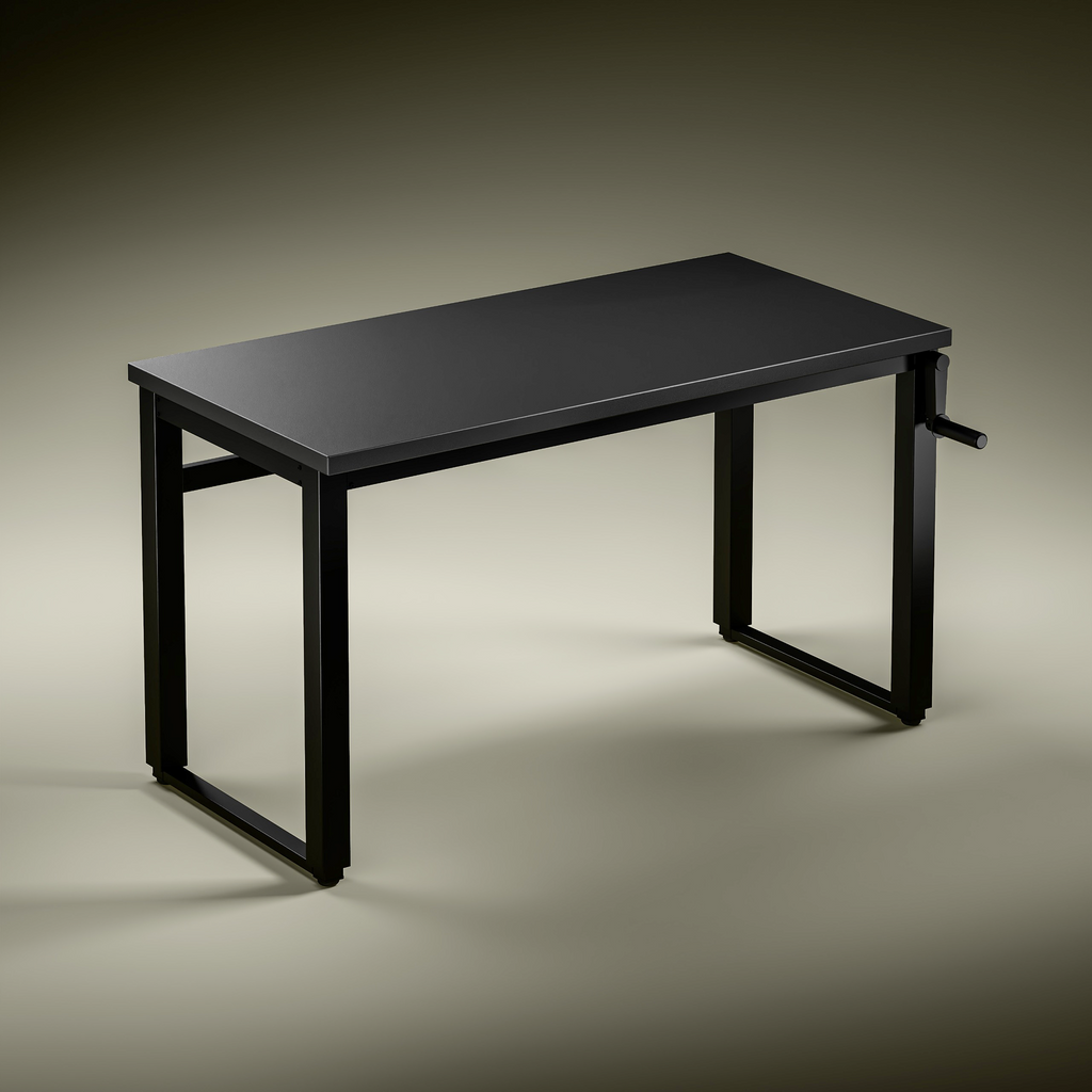 Manual Height Adjustable Table – Rise 4ft Hand Crank | Green Soul
