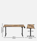 Green Soul Renewed Imperium Pro (5 Feet) Electric Height Adjustable Table