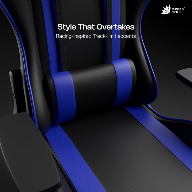 Green Soul Raptor Pro Racing Edition with Footrest Gaming Chair