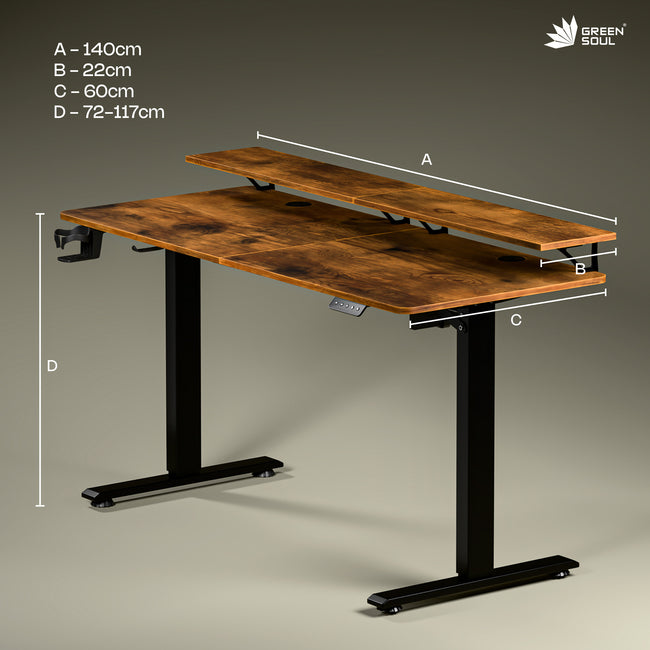 Green Soul Renewed Elevate Electric Height Adjustable Table