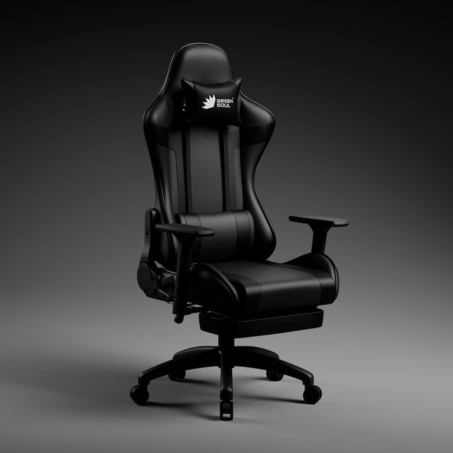 Green Soul Raptor Pro Racing Edition with Footrest Gaming Chair