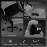 Green Soul Vision Pro V2 Premium Fabric 4D Armrests & Flat Wheelbase Ergonomic Gaming Chair