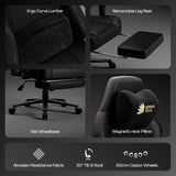 Green Soul Vision Pro V2 Premium Fabric 4D Armrests & Flat Wheelbase Ergonomic Gaming Chair