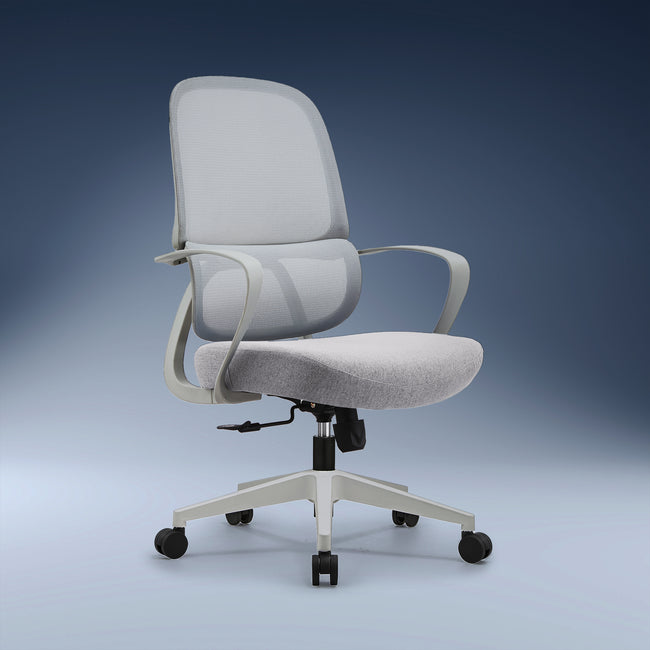 Green Soul Orbit Ergonomic Mesh Office Chair for Work Ultra Thick Cushion Patented Screwless Armrest