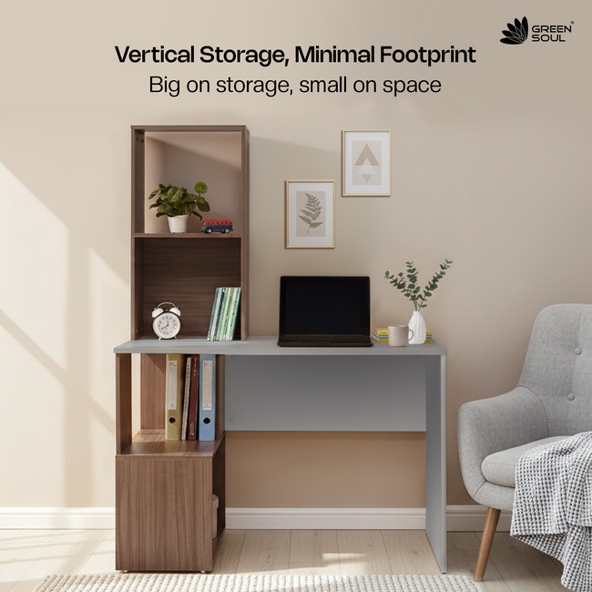 Vermont Study Table - Gothic Grey