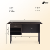 Green Soul Rhine Study Table