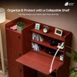 Nile Pro Study Table Extended Workspace Lockable Cabinet & Collapsible Shelf