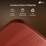 Nile Pro Study Table Extended Workspace Lockable Cabinet & Collapsible Shelf