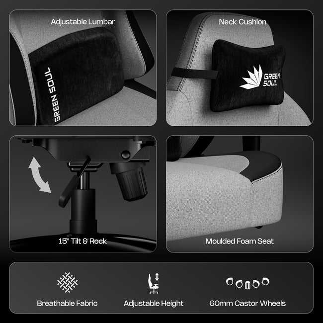 Green Soul Vision Gaming Chair