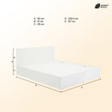 Green Soul Zenith Queen bed with Box Storage