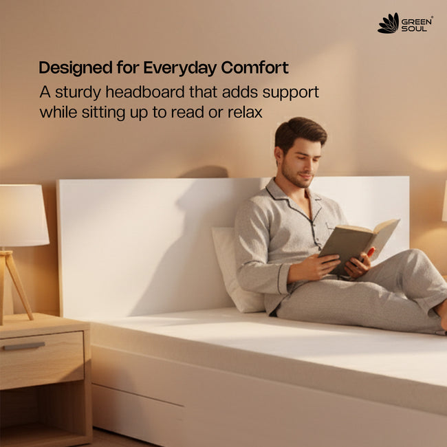 Green Soul Zenith Queen bed with Box Storage