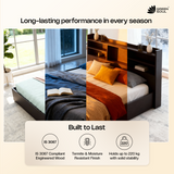 Green Soul Maybelle Queen bed with headboard & Box Storage