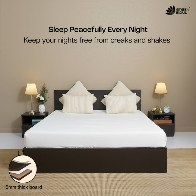 Green Soul Zenith Queen bed with Box Storage