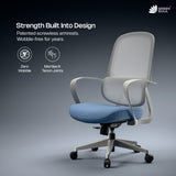 Green Soul Orbit Ergonomic Ultra Thick Cushion Patented Screwless Armrest Office Chair